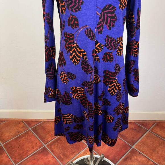 Marc by Marc Jacobs Fall Leaves Long Sleeve Dress - Picture 5 of 7